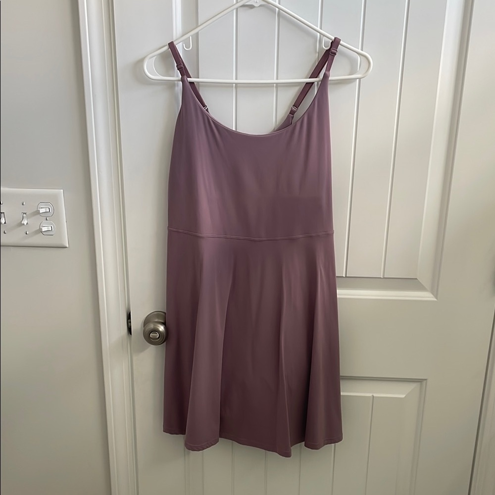 purple athletic dress